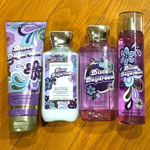NWT Bath & Body Works Disco Daydream Four Piece Set